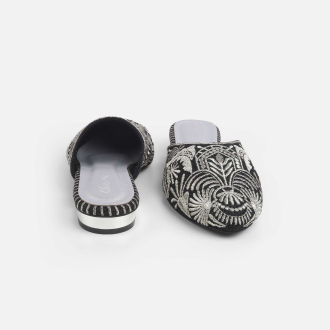 Cheemo Women Silver Wedding Slip Ons (SKU: 92-311-27-37)