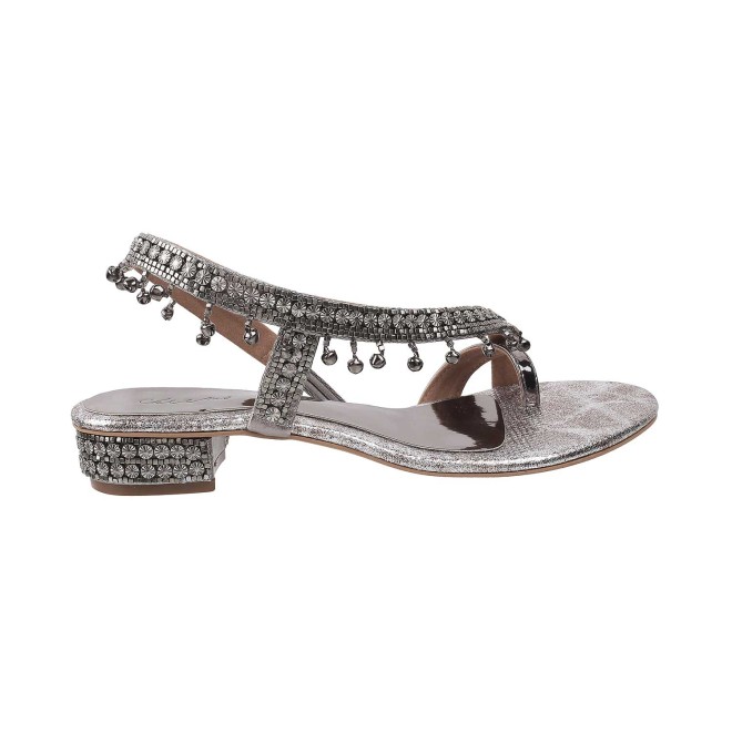 Cheemo Women Gun-Metal Wedding Sandals (SKU: 92-64-29-39)