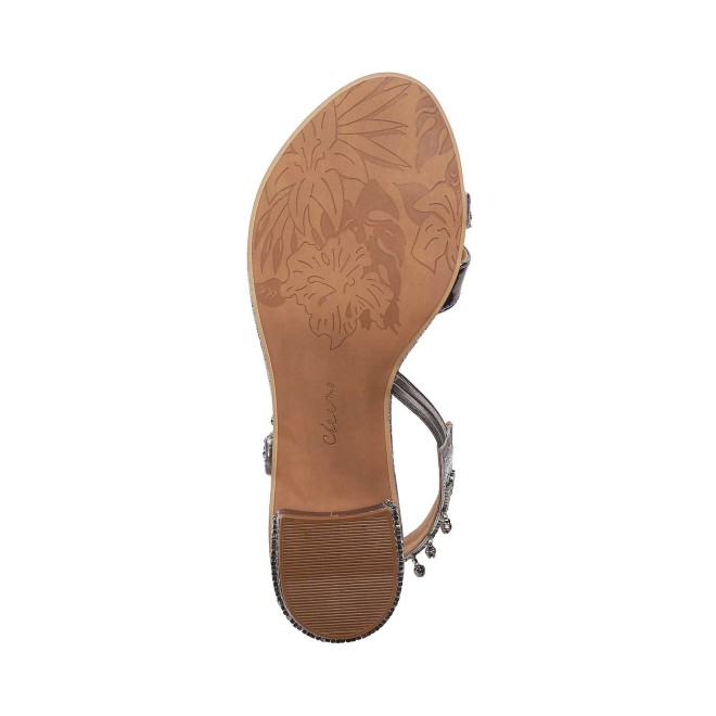 Cheemo Women Gun-Metal Wedding Sandals (SKU: 92-64-29-39)