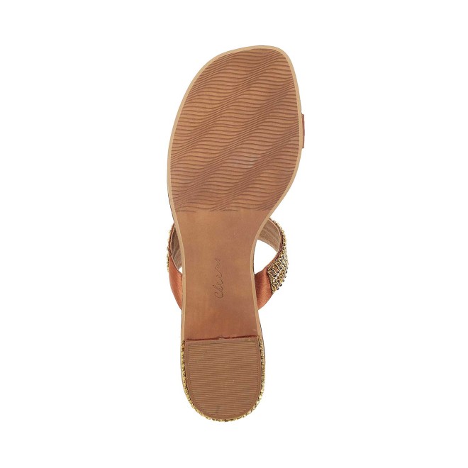 Cheemo Women Antique-Gold Ethnic Slippers (SKU: 92-69-28-36)