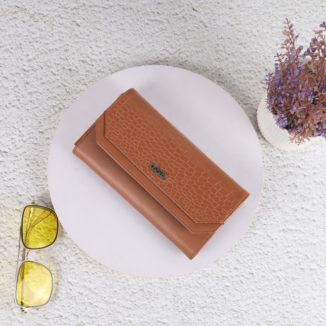Mochi Women Tan Womens Wallets Bifold