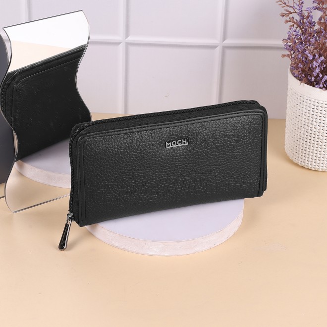 Mochi Women Black Womens Wallets Zip Around