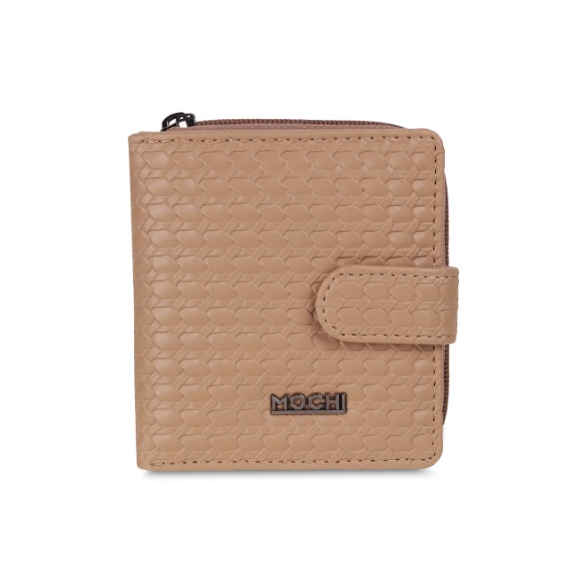 Mochi Women Beige Womens Wallets Zip Around (SKU: 95-139-20-10)