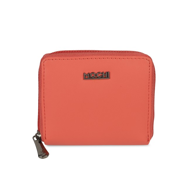 Mochi Women Orange Womens Wallets Zip Around (SKU: 95-142-25-10)