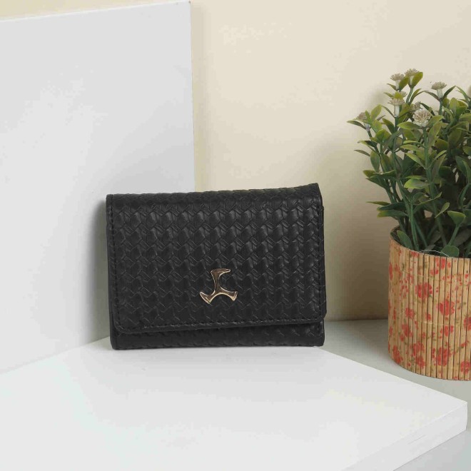 Mochi Women Black Casual Wallet