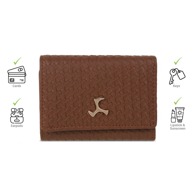 Mochi Women Tan Casual Wallet (SKU: 95-150-23-10)