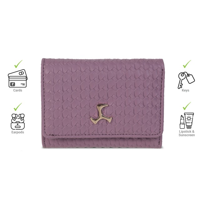 Mochi Women Purple Casual Wallet (SKU: 95-150-26-10)