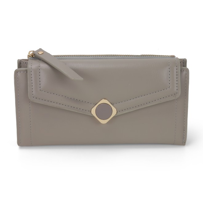 Mochi Women Grey Womens Wallets Flap Over Sling