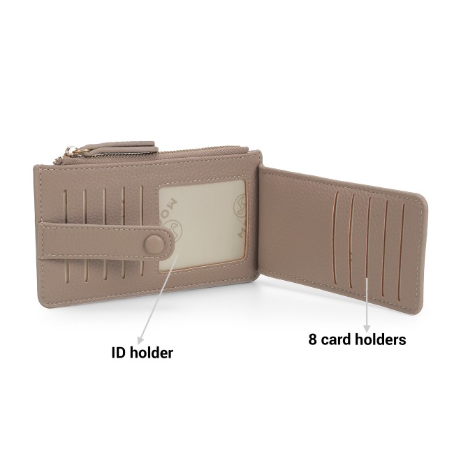 Mochi Women Beige Womens Wallets Card Holder (SKU: 95-154-20-10)