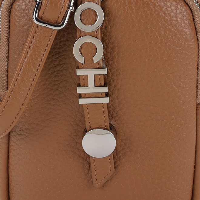 Mochi Women Brown Hand Bags Zip Top Sling (SKU: 95-156-12-10)