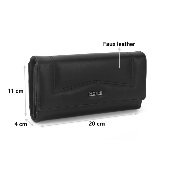 Mochi Women Black Womens Wallets Bifold (SKU: 95-166-11-10)