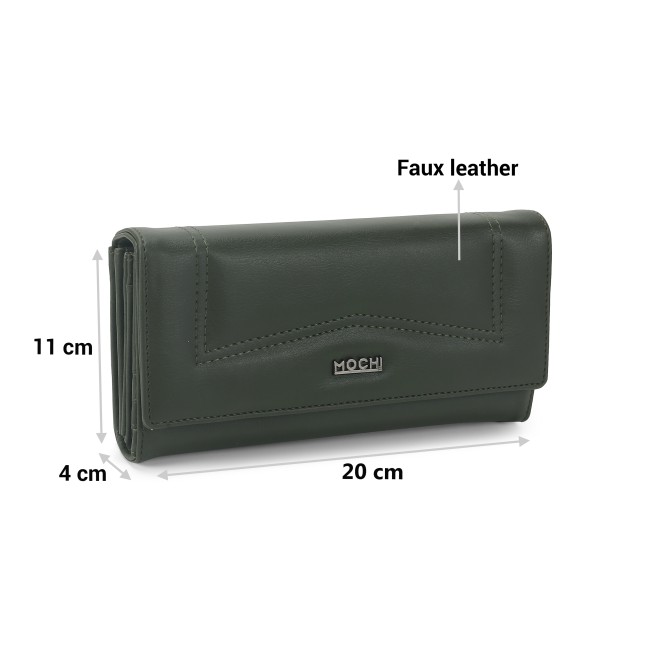 Mochi Women Green Womens Wallets Bifold (SKU: 95-166-21-10)