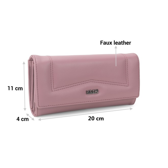 Mochi Women Pink Womens Wallets Bifold (SKU: 95-166-24-10)