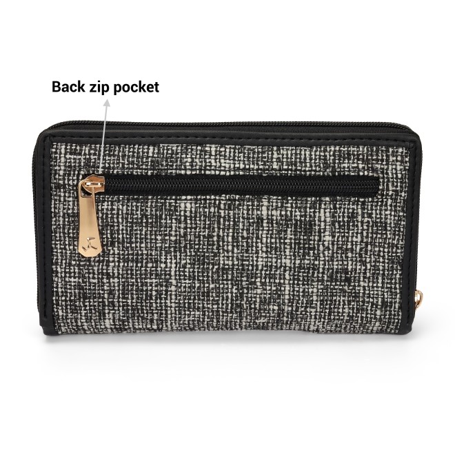 Mochi Women Black Womens Wallets Zip Around (SKU: 95-169-11-10)