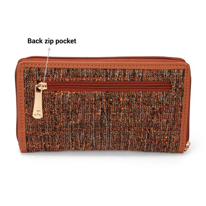 Mochi Women Tan Womens Wallets Zip Around (SKU: 95-169-23-10)