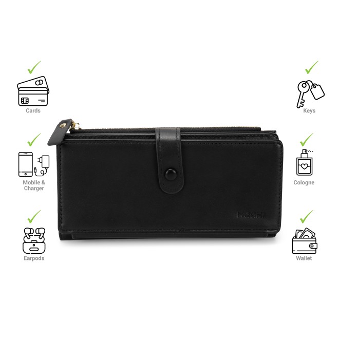 Mochi Women Black Wallet (SKU: 95-172-11-10)