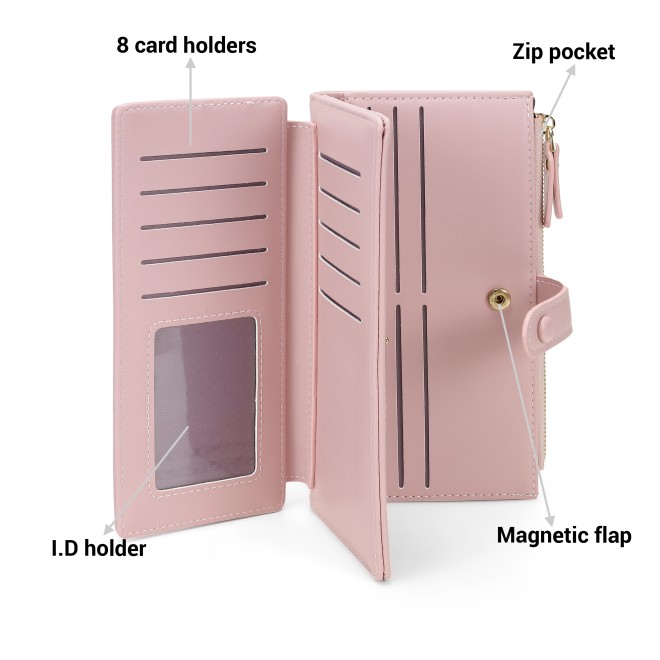 Mochi Women Pink Wallet (SKU: 95-172-24-10)