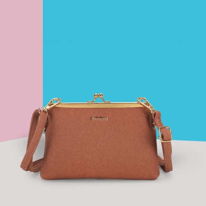 Mochi Women Peach Clutch