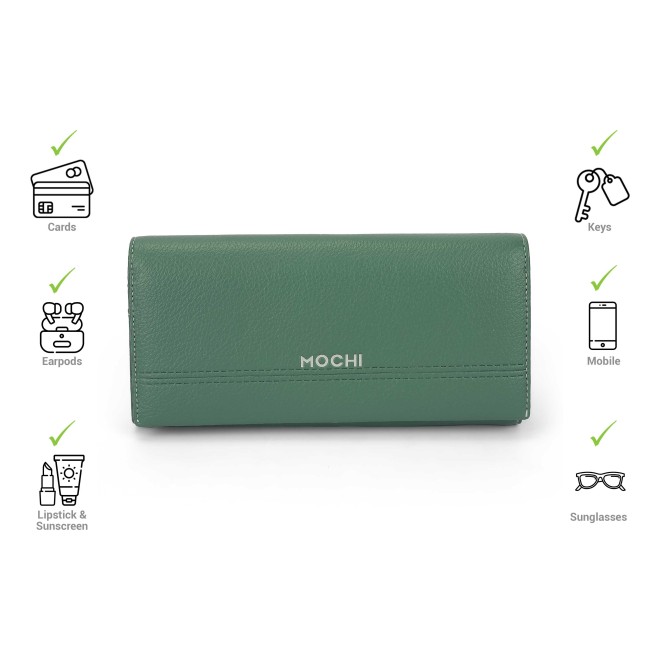Mochi Women Green Wallet (SKU: 95-178-21-10)