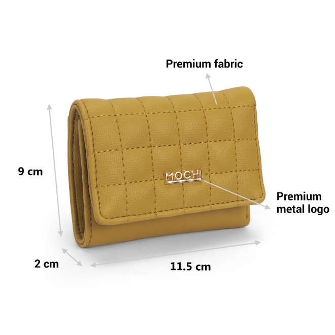 Mochi Women Yellow Wallet (SKU: 95-190-33-10)
