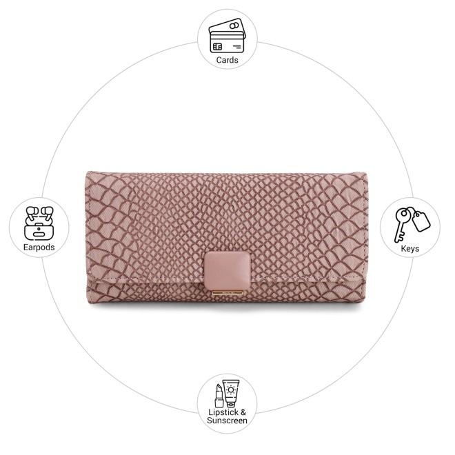 Mochi Women Pink Wallet (SKU: 95-219-24-10)