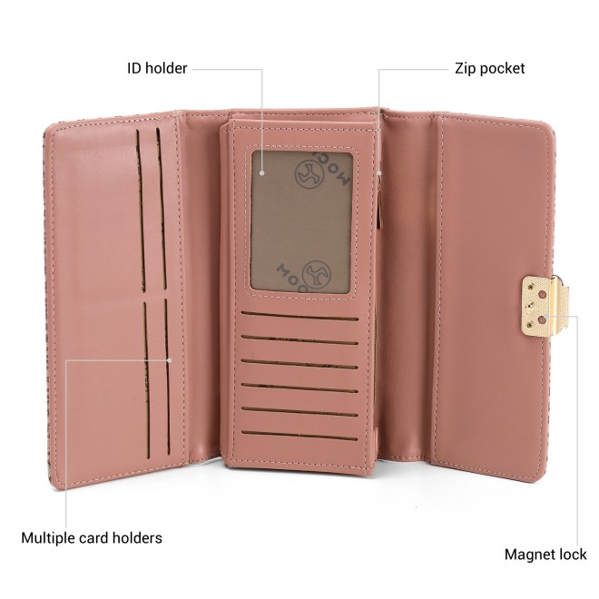 Mochi Women Pink Wallet (SKU: 95-219-24-10)