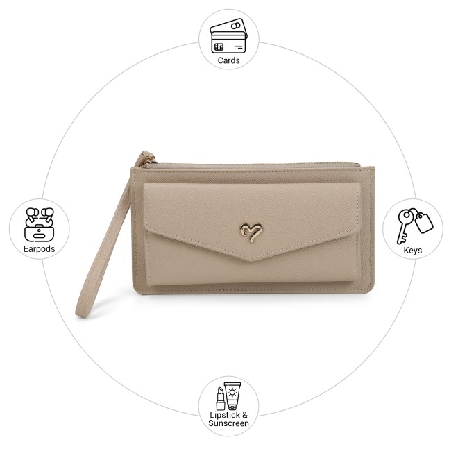 Mochi Women Beige Wallet (SKU: 95-225-20-10)