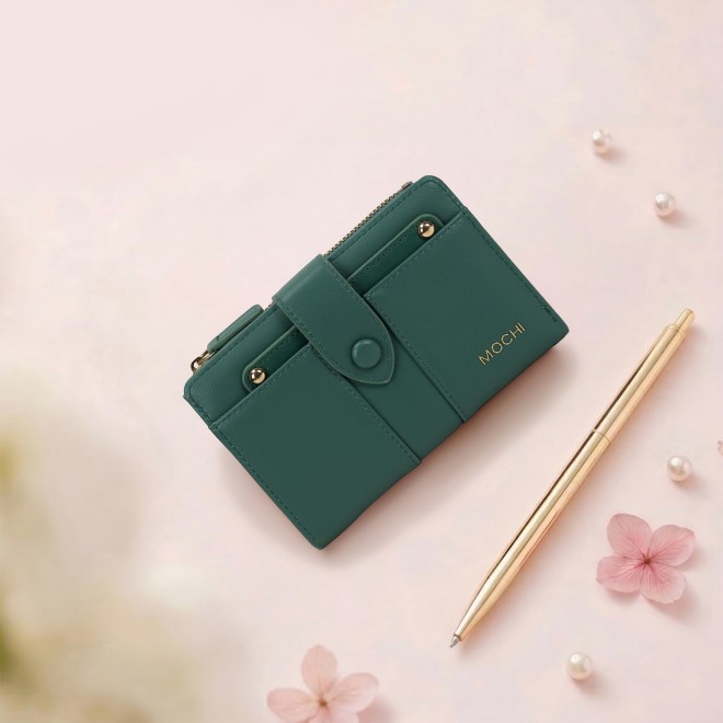 Women Green Wallet