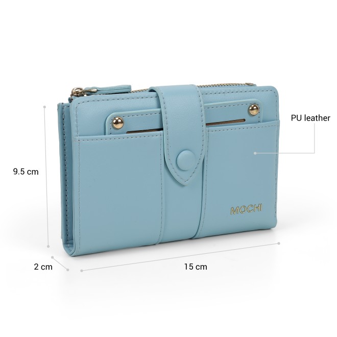 Mochi Women Light-blue Wallet (SKU: 95-234-32-10)