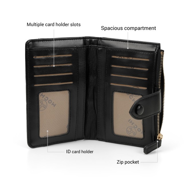 Mochi Women Black Wallet (SKU: 95-234-11-10)