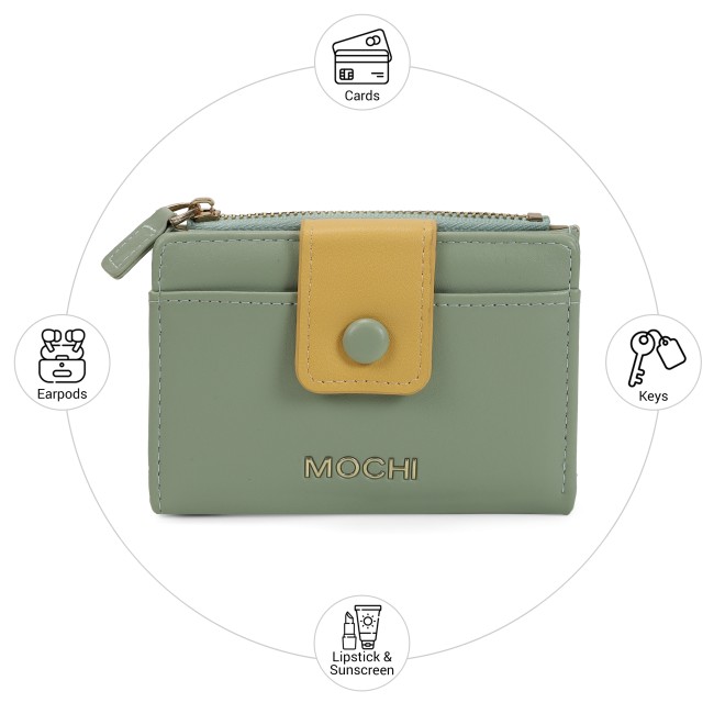 Mochi Women Green Wallet (SKU: 95-236-21-10)
