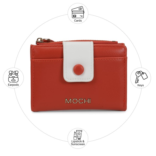 Mochi Women Orange Wallet (SKU: 95-236-25-10)