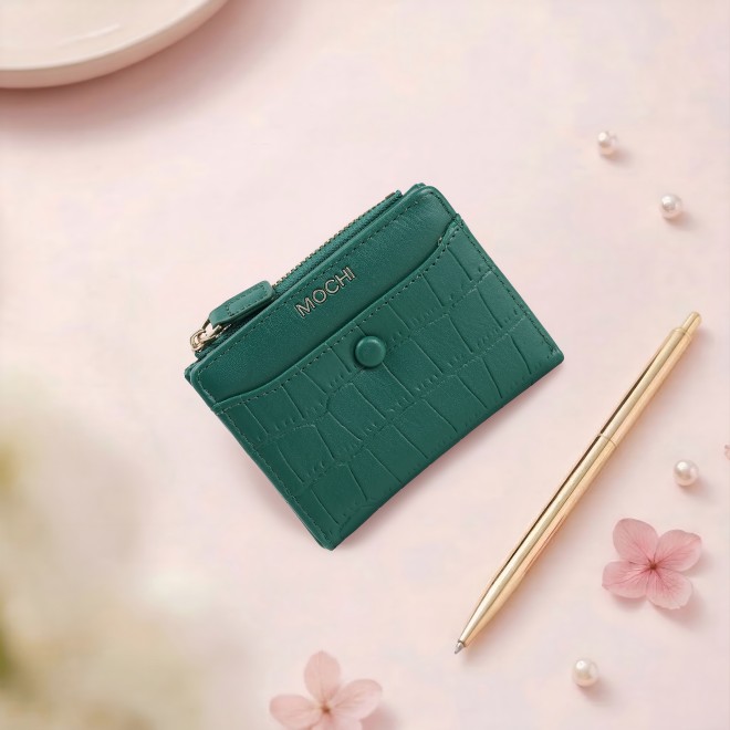 Women Green Wallet