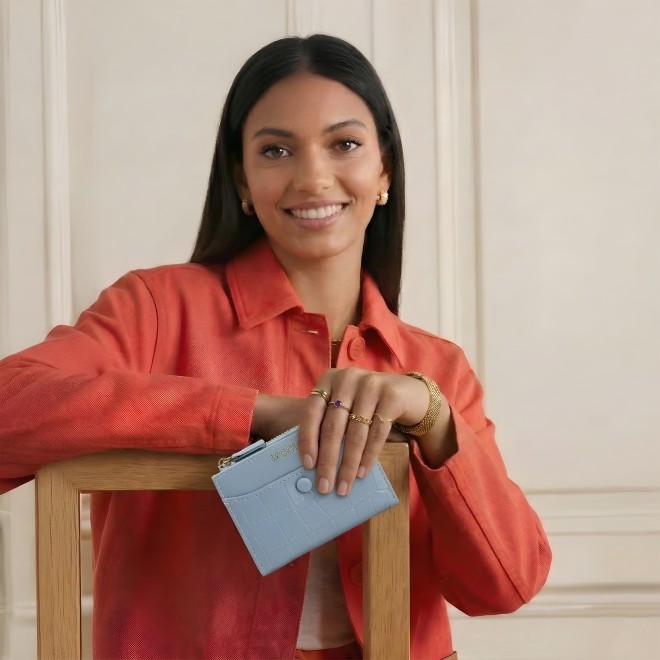 Mochi Women Light-blue Wallet (SKU: 95-237-32-10)