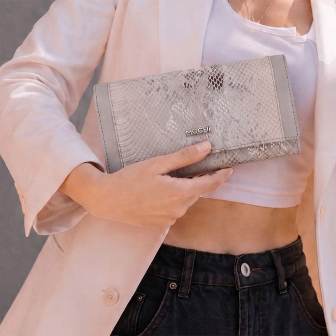 Mochi Women Grey Wallet (SKU: 95-252-14-10)