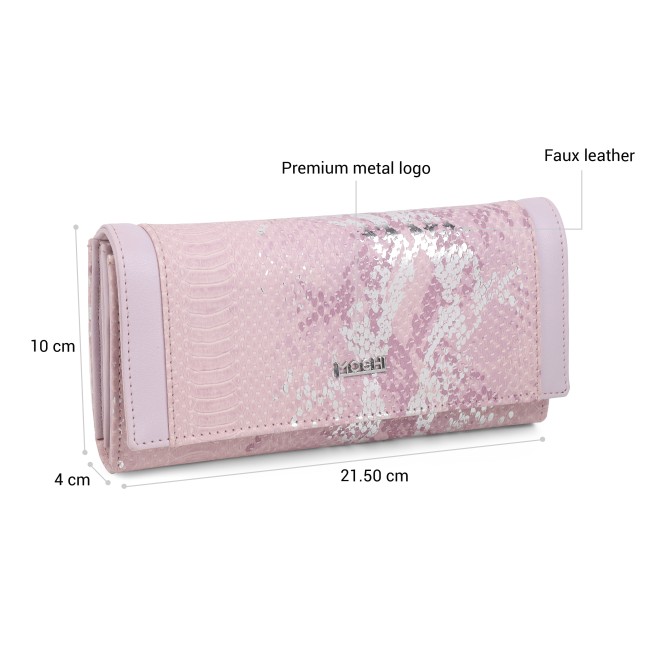Mochi Women Pink Wallet (SKU: 95-252-24-10)