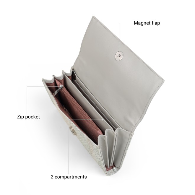 Mochi Women Grey Wallet (SKU: 95-252-14-10)