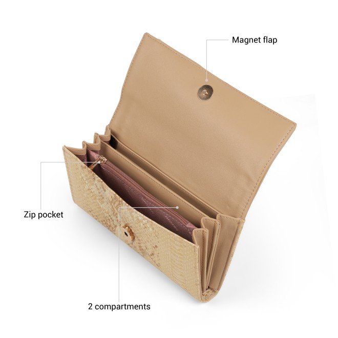 Mochi Women Tan Wallet (SKU: 95-252-23-10)