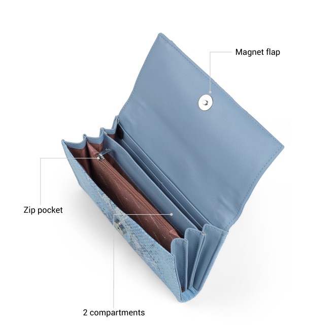 Mochi Women Blue Wallet (SKU: 95-252-45-10)