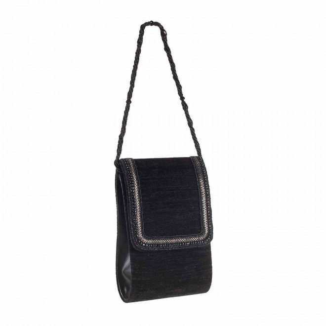 Mochi Women Black Mobile Cover Wrislet (SKU: 95-3488-11-10)