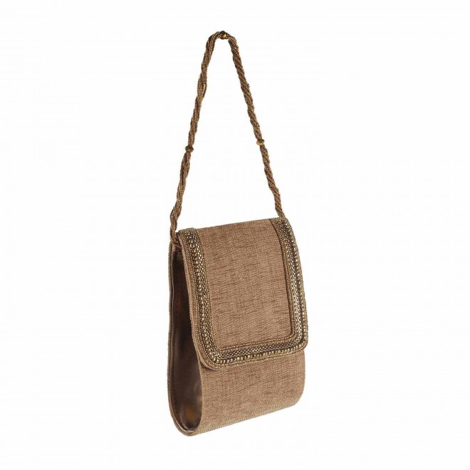 Mochi Women Antique-Gold Mobile Cover Wrislet (SKU: 95-3488-28-10)
