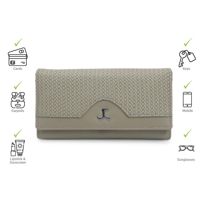 Mochi Women Grey Wallet (SKU: 95-7658-14-10)