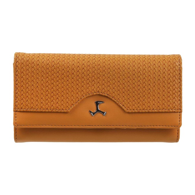 Mochi Women Yellow Wallets Bifold