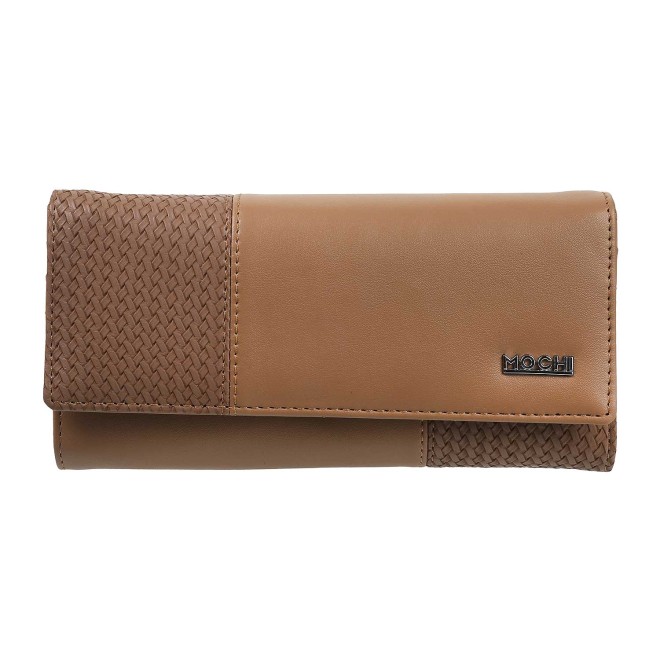 Mochi Women Brown Wallets Bifold