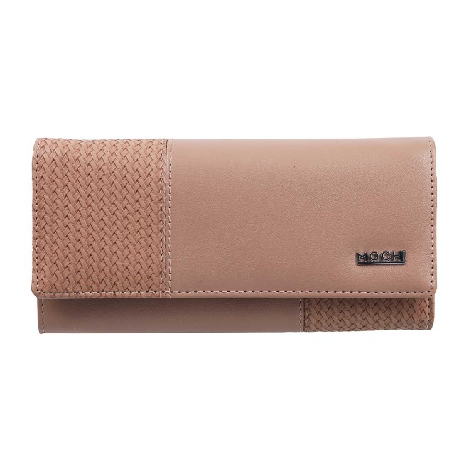 Mochi Women Peach Wallets Bifold