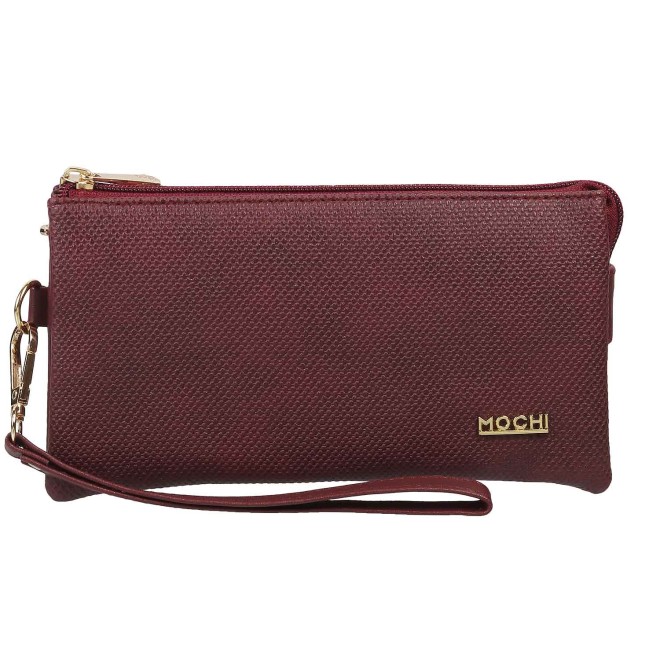 Mochi Women Maroon Wallets Wrislet