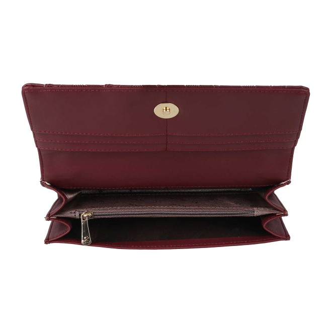 Mochi Women Maroon Wallets Bifold (SKU: 95-7698-44-10)