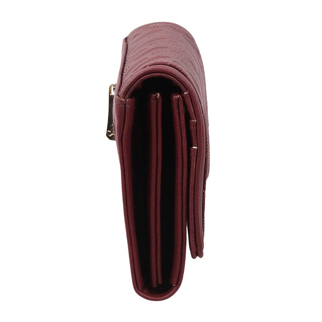 Mochi Women Maroon Wallets Bifold (SKU: 95-7698-44-10)