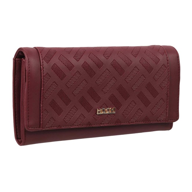Mochi Women Maroon Wallets Bifold (SKU: 95-7698-44-10)