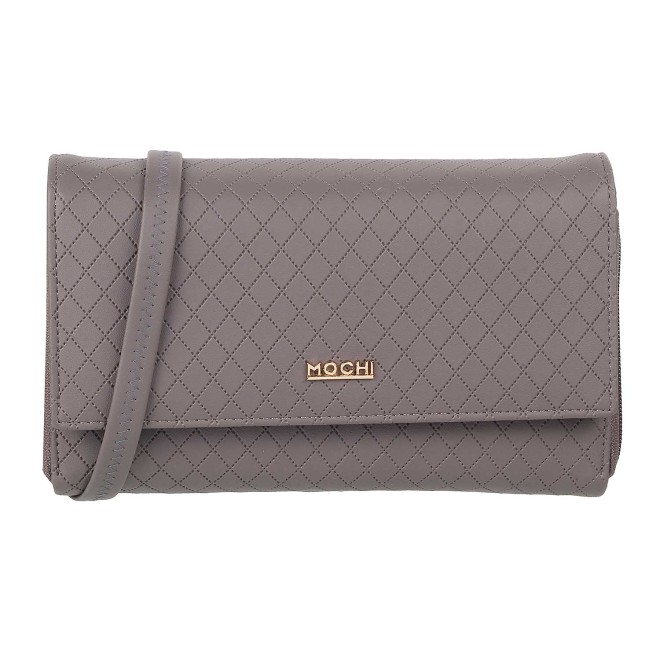 Mochi Women Grey Wallets Bifold